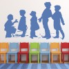 Children Playing School Playground Wall Sticker