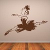 Ballet Dancer Ballerina Leap Wall Sticker