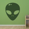 Alien Face Space UFO Wall Sticker