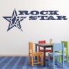 Rock Star Rock Music Wall Sticker