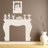 Fire Place Living Room Wall Sticker