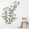 Floral Embellishment Flower Leaf Wall Sticker