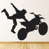 Motorcycle Trick Motorbike Wall Sticker