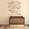 Welcome To The World Nursery Quote Wall Sticker