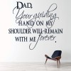 Forever Dad Family Quote Wall Sticker