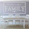 Start And End Family Quote Wall Sticker