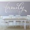 Link To The Past Family Quote Wall Sticker