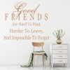 Good Friends Quote Hard To Find Wall Sticker