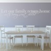 Every Seat Filled Family Quote Wall Sticker