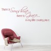 There Is Sunshine Home Quote Wall Sticker