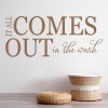It All Comes Out Kitchen Quote Wall Sticker