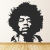 Jimi Hendrix Rock Music Wall Sticker