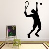 Tennis Player High Serve Tennis Wall Sticker