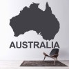 Australia Map Wall Sticker