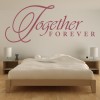 Together Forever Love Quote Wall Sticker