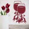 Wine Glass Toast Wedding Wall Sticker