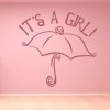 It's A Girl Baby Shower Wall Sticker