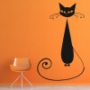 Black Cat House Cats Wall Sticker