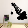 Wrecking Ball Construction Building Wall Sticker