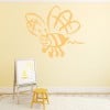 Cartoon Bumble Bee Childrens Insects Wall Sticker