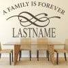 Personalised Name A Family Is Forever Wall Sticker