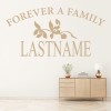 Personalised Family Name Family Quote Wall Sticker