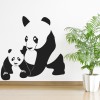 Panda And Cub Wild Animals Wall Sticker