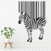 Barcode Zebra Abstract Art Wall Sticker