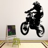 Dirt Bike Rider Motorbike Wall Sticker