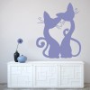 Two Cats Love Pets Wall Sticker