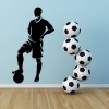 Footballer Ball Sports Football Wall Sticker