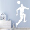 Football Header Ball Sports Wall Sticker