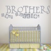 Brothers Family Quote Wall Sticker