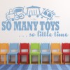 So Many Toys Nursery Quote Wall Sticker