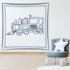 Train Picture Frame Wall Sticker