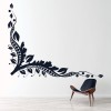 Intricate Vines Floral Corner Wall Sticker