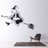 Witch Broomstick Halloween Wall Sticker