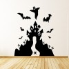 Haunted House Ghosts Halloween Wall Sticker