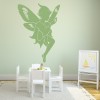 Fairy Sitting Fantasy Princess And Fairy Wall Stickers Bedroom Decor Art Decals