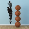 Basketball Player Slam Dunk Sports Wall Sticker