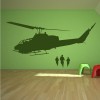 Army Helicopter Soldiers Wall Sticker