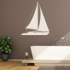Sail Boat Yacht Silhouette Boats Wall Stickers Bathroom Home Decor Art Decals