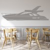 Luxury Speed Boat Sailing Ships Wall Sticker