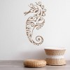 Tribal Seahorse Under The Sea Wall Sticker