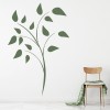 Flower Leaves Simple Floral Wall Sticker