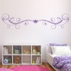 Swirl Headboard Decorative Bedroom Wall Sticker