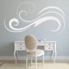 Swirl Headboard Master Bedroom Wall Sticker