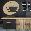 Steaming Cup Coffee Food Drink Wall Sticker