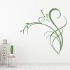 Dotted Vines Swirl Corner Wall Sticker