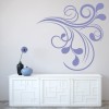 Swirl Pattern Corner Wall Sticker